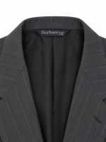 Blazer Vintage Burberrys Risca de Giz Grafite
