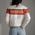 Jaqueta Harley-Davidson Racing Cropped Vintage