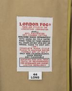 Sobretudo Vintage London Fog Bege Clássico