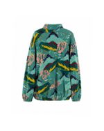 Fleece Vintage Abstract Mountain Print