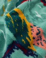 Fleece Vintage Abstract Mountain Print