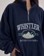 Casaco Fleece Vintage Whistler Half Zip