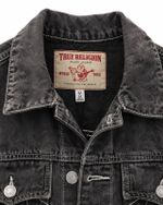 Jaqueta Jeans True Religion Washed Black