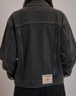 Jaqueta Jeans True Religion Washed Black