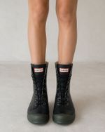 Bota Hunter Original Lace-Up Preta