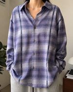 Camisa Xadrez BDG Urban Outfitters Azul