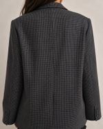 Blazer Vintage Pied-de-Poule Grafite Torriani