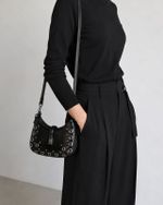 Bolsa Shoulder Bag Y2K Black Studs