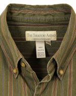 Camisa Vintage Listrada Verde The Territory Ahead