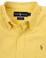 Camisa Ralph Lauren Amarela Vintage
