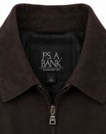 Jaqueta Suede Marrom Vintage JOS. A. BANK