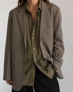 Blazer Giorgio Biazzi Risca de Giz Taupe