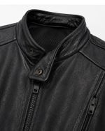 Jaqueta Leather Moto Racer Vintage