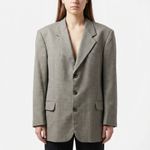 Blazer Vintage Alfaiataria Cinza