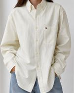 Camisa Tommy Hilfiger Listrada Soft Yellow