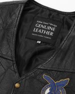 Colete Vintage Genuine Leather Biker