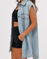 Colete Jeans Arizona Vintage Sem Manga