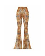 Calça Tule Leopard Flare
