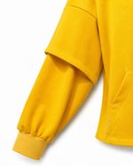 Moletom Camadas Amarelo 
