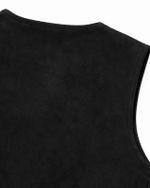 Colete Western Preto com Franjas
