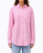 Camisa Tommy Hilfiger Listrada Rosa