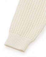 Tricot Vazado Off White com Estrela