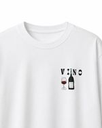 Camiseta Vino Dinner Party Branca