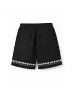 Bermuda Urban Outfitters Preta Bordada