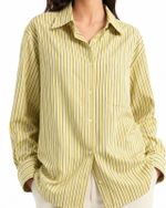 Camisa Chaps Listrada Amarela