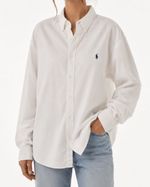 Camisa Ralph Lauren Classic Fit Off White