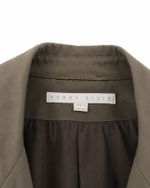 Trench Coat Perry Ellis Verde Oliva Vintage