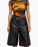 Cinto Star Eyelet Preto