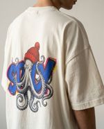 Camiseta over Stacy off-white