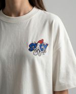 Camiseta over Stacy off-white