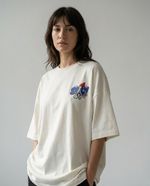 Camiseta over Stacy off-white