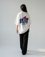 Camiseta over Stacy off-white
