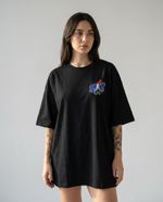 Camiseta over Stacy Preto