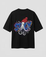Camiseta over Stacy Preto