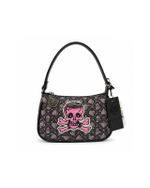 Bolsa Ed Hardy Pink Skull Crystal Y2K