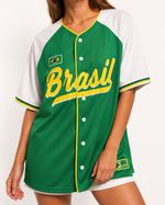 Camisa Brasil Baseball Jersey