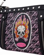 Bolsa Ed Hardy Flaming Skull Pink