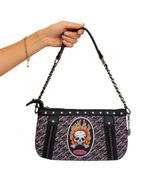 Bolsa Ed Hardy Flaming Skull Pink