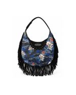 Bolsa Ed Hardy Fringe Skull Hobo