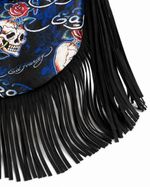 Bolsa Ed Hardy Fringe Skull Hobo