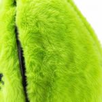 Bolsa Baguete Von Dutch Faux Fur Verde Neon Y2K