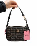 Bolsa Baguete Juicy Couture Monogram Heart Y2K