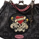 Bolsa Ed Hardy Love Kills Slowly Skull Y2K