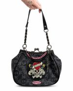 Bolsa Ed Hardy Love Kills Slowly Skull Y2K