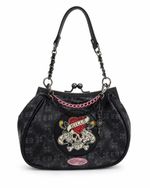 Bolsa Ed Hardy Love Kills Slowly Skull Y2K