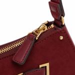  Bolsa Baguete Guess Burgundy Y2K